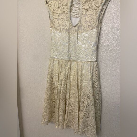 WEISSMAN Dance ballet lyrical white gold lace costume MY DESTINY 10124 SA adlt - Picture 4 of 12